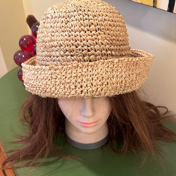 August Accessories Accessories - August Accessories tan straw hat